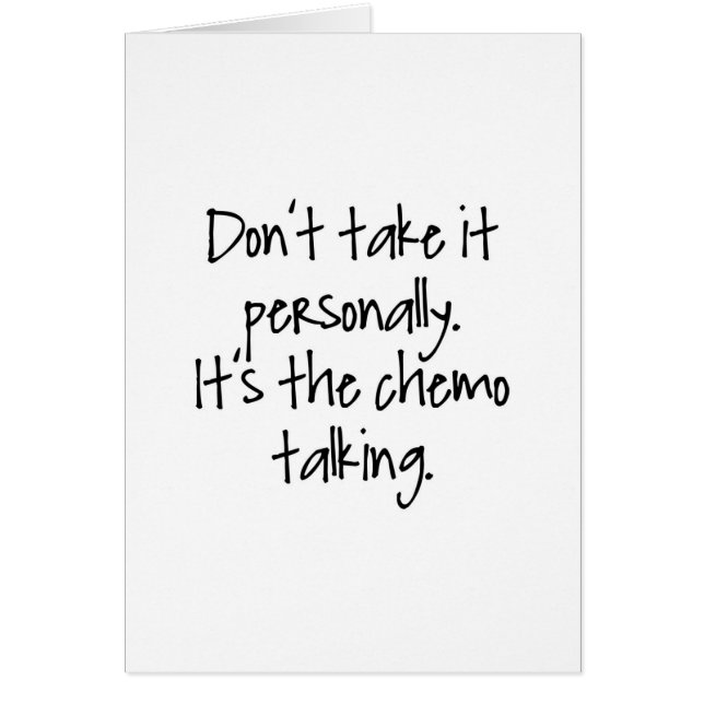 Cartão Fala de Chemo (Frente)