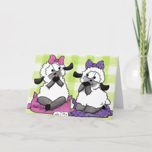 Cartão Falar Cordeiros Suaves