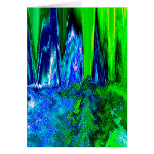 Cartão Falha Derretida (Azul e Verde)