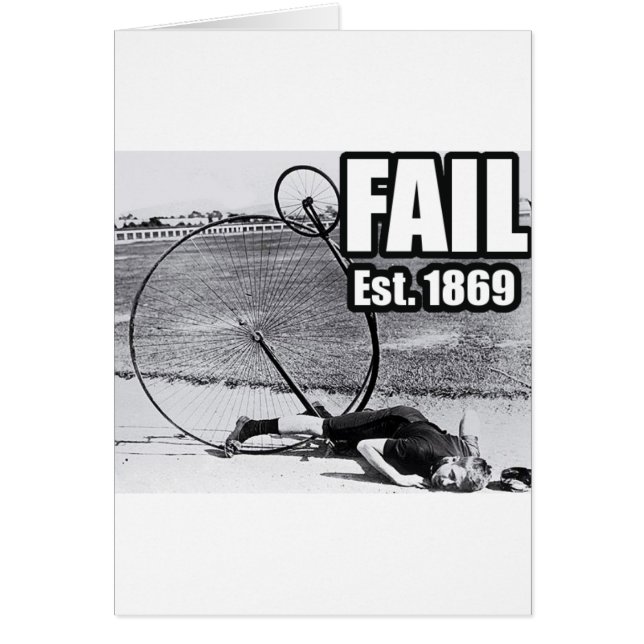 Cartão Falha épica. (Frente)