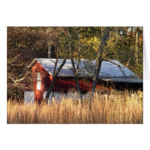 Cartão Fall Barn em Maryland Central