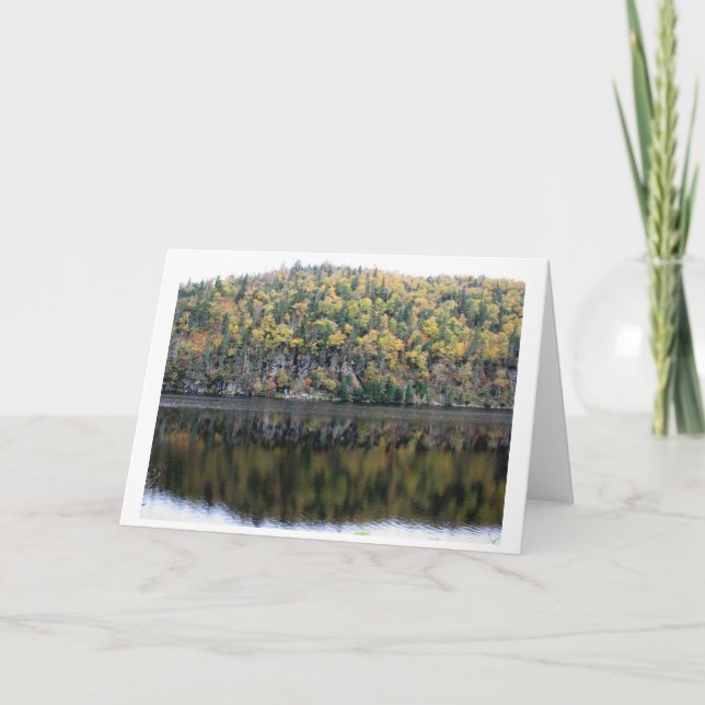 Cartão Fall colours in North West Ontario (Frente)