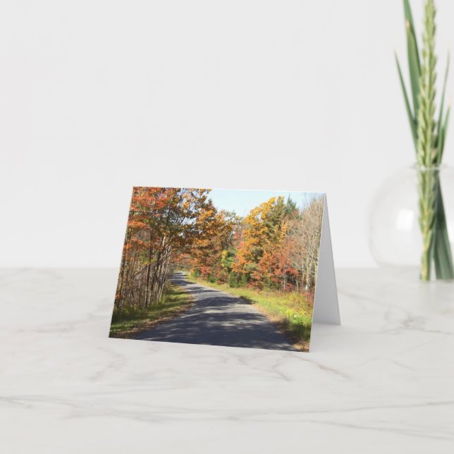 Cartão Fall Foliage Note Card (Frente)