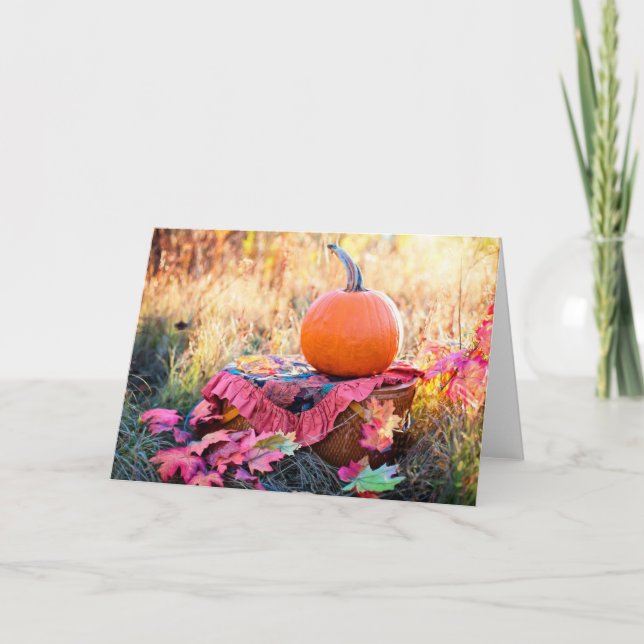 Cartão Fall Greeting Card (Frente)