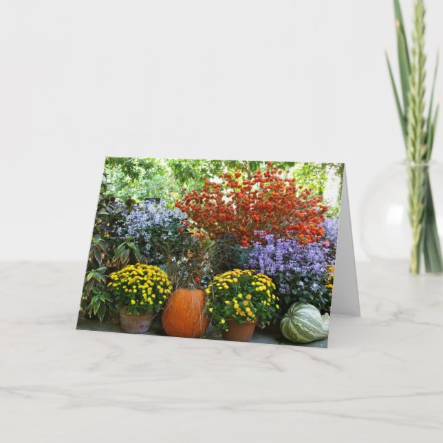 Cartão Fall Harvest (Frente)