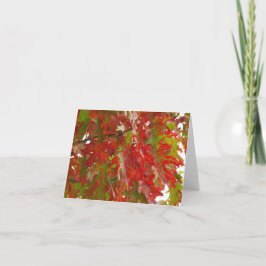 Cartão Fall Maple tree Pioneer's Park Card 8