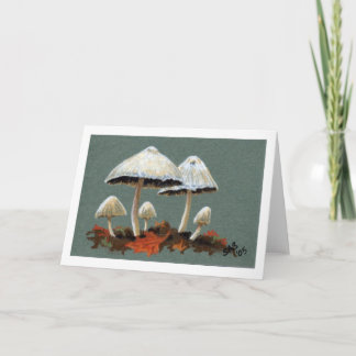 Cartão "Fall Mushrooms 1" art greeting card