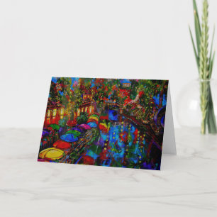 Cartão Fall On the Riverwalk Card