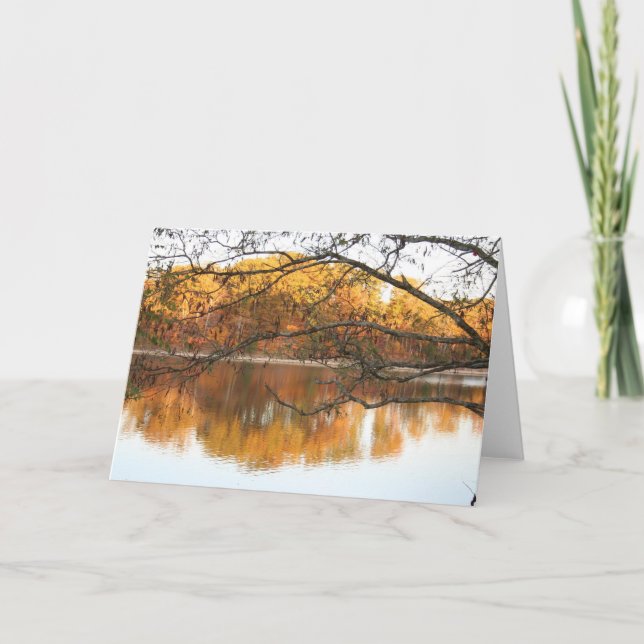 Cartão Fall Reflection (Frente)