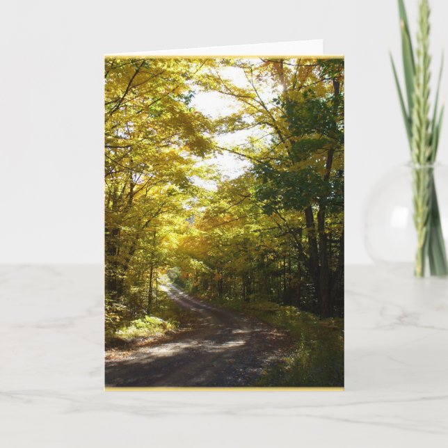 Cartão Fall road 2 (Frente)