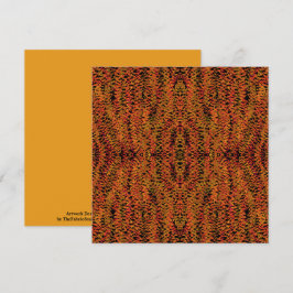 Cartão Fall Season Changing Colors Foliage Leaves Art