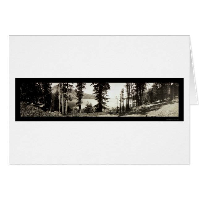 Cartão Fallen Leaf Lake Photo 1906 (Frente Horizontal)