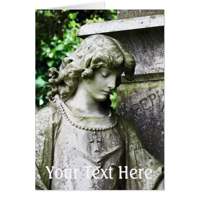 Cartão Falln Garden Angel (Frente)