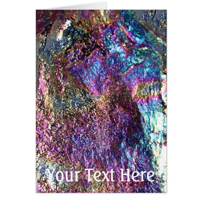 Cartão Falln Rainbow Rocks (Frente)