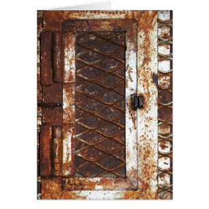 Cartão Falln Rusted Window