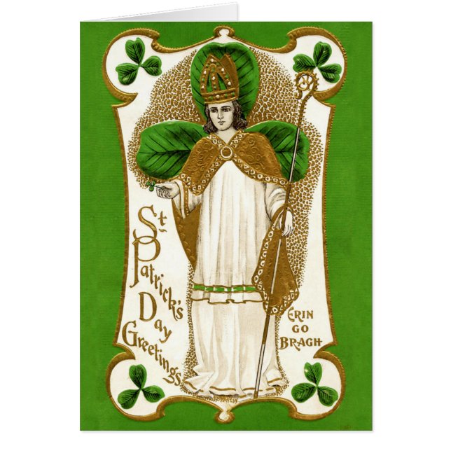 Cartão Falln Saint Patrick (Frente)