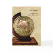 Faltando Seu Amigo Velho Mapa Mundo Estimulando Vi