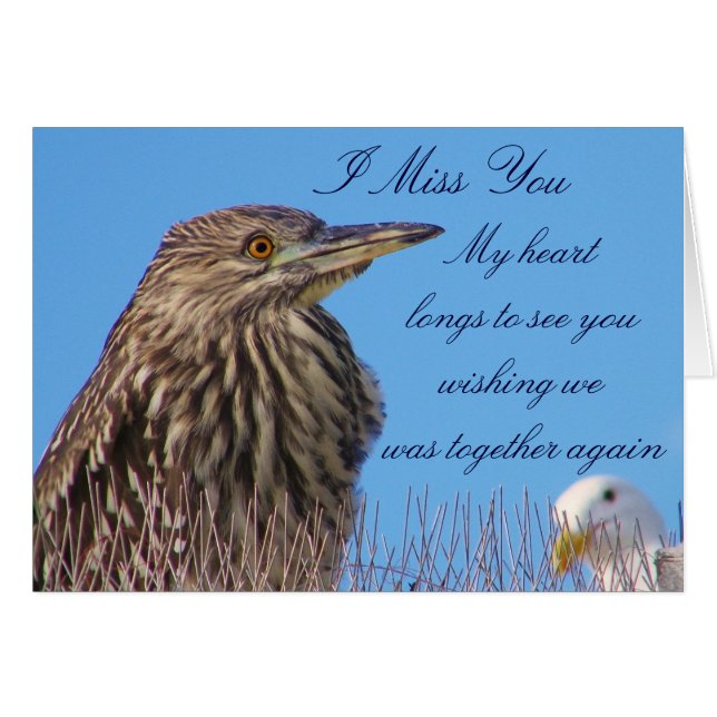 Cartão Faltando você_ (Frente horizontal)