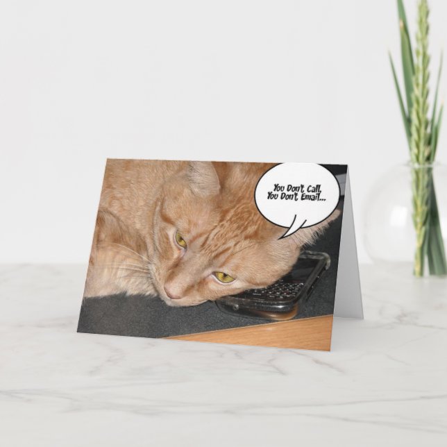 Cartão Faltando você (Frente)