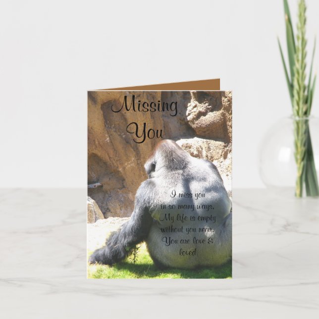 Cartão Faltando você_ (Frente)