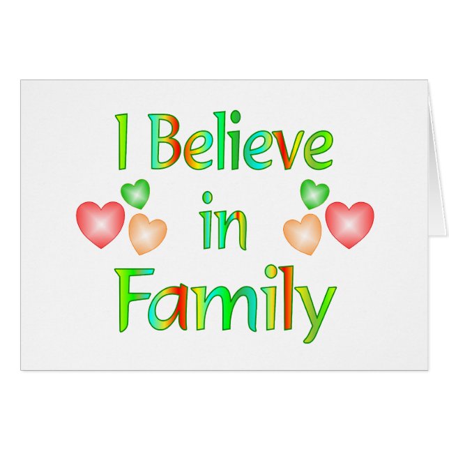 Cartão Família (Frente Horizontal)