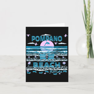 Cartão Família Amorosa de Golfinhos Fofos Pompano Beach F