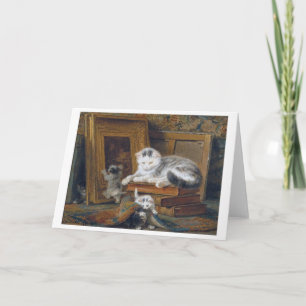 Cartão Família Cat, Henriette Ronner-Knip