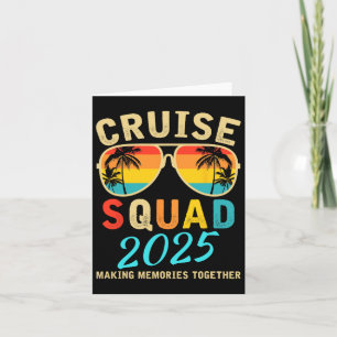 Cartão Família Cruise Squad 2025 Summer Vacation Matching