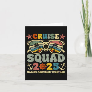 Cartão Família Cruise Squad 2025 Summer Vacation Matching