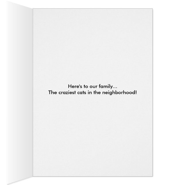 Cartão Família de Purrrfect (Interior (direita))