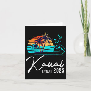 Cartão Família Kauai Hawaii 2025 Summer Vacation Matching
