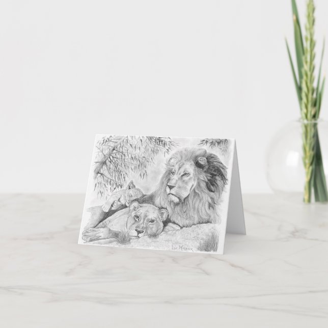 Cartão Família Lion (Frente)