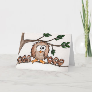 Cartão Família Owl