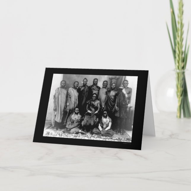 Cartão Família real no Quênia 1909 (Frente)