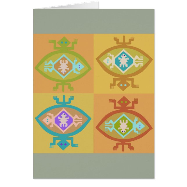 Cartão Família Tortuga Sudoeste (Frente)