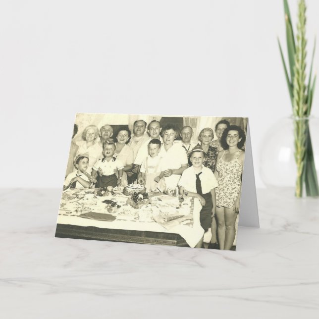 CARTÃO FAMILY BIRTHDAY PARTY! (Frente)