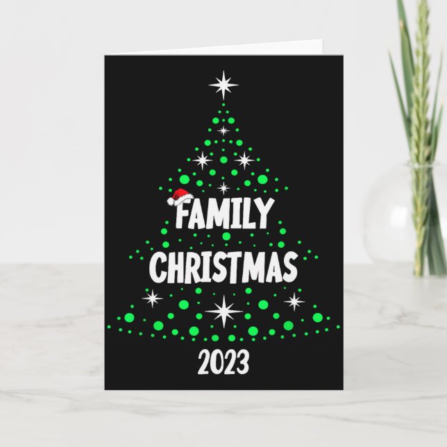 Cartão Family Christmas 2023 Christmas 2023  (Frente)