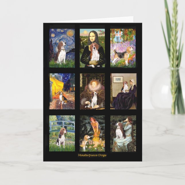 Cartão Famoso Beagle Art Comp 1 (Frente)