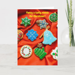 Cartão Fancy a tasty nibble for Christmas?