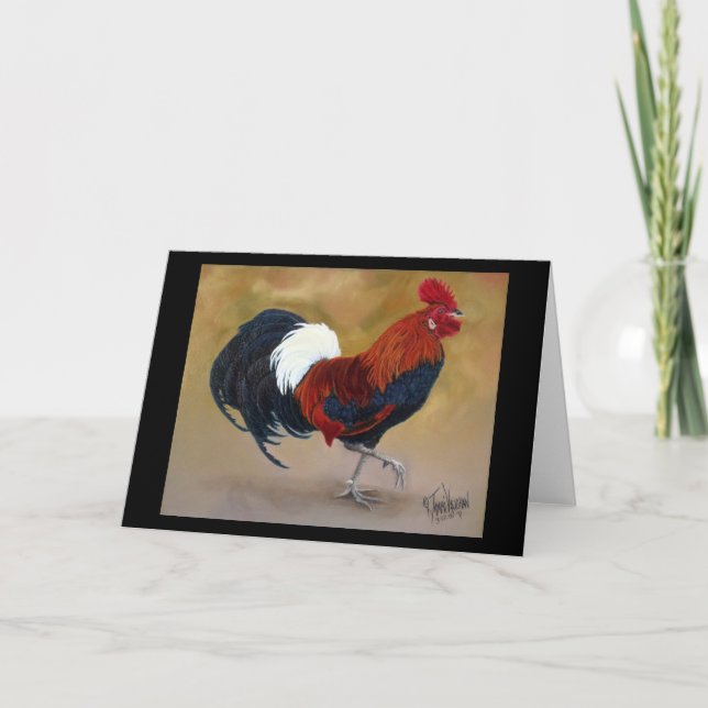 Cartão Fancy Feathers Greeting Card (Frente)