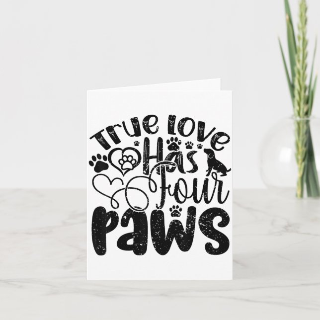 Cartão Fans Of Pet-related Animals Shelters Donors  (Frente)