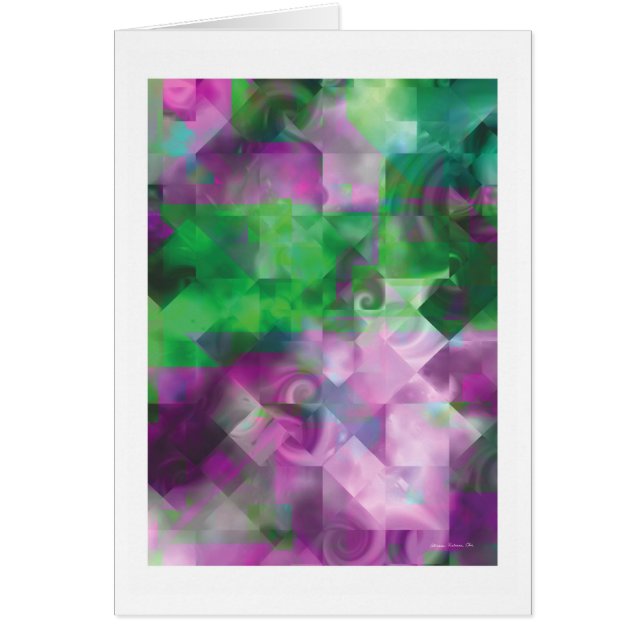 Cartão Fantasia 26 do Fractal (Frente)