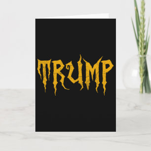 Cartão Fantasia Assustadora de Trump engraçada para o Hal