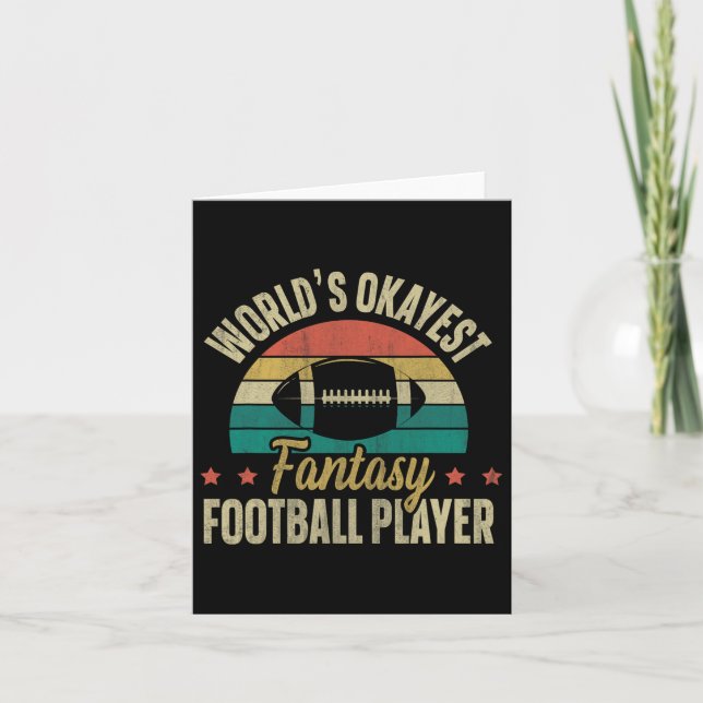Cartão Fantasia de Futebol Fantasy Foo (Frente)