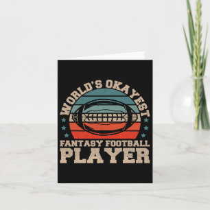 Cartão Fantasia de Futebol Fantasy Foo