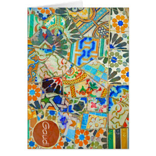 Cartão Fantasia. Gaudi. Imagem 2