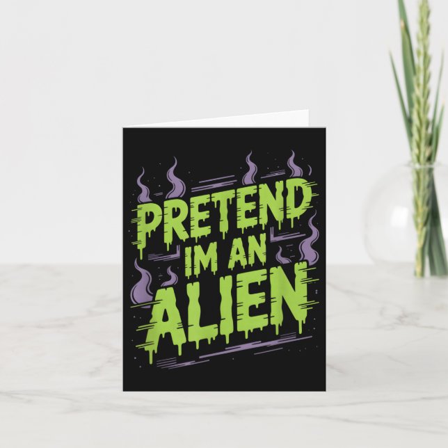 Cartão Fantasias de Alien  (Frente)