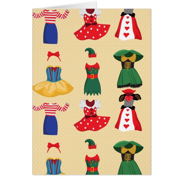 Cartão fantasias de halloween (Frente)