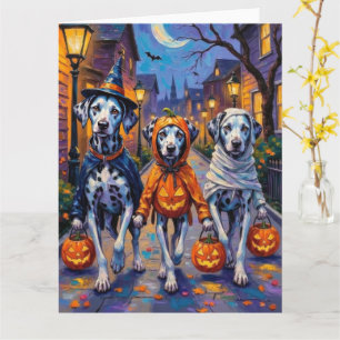 Cartão Fantasias de Halloween para Trick-or-Treat de dálm