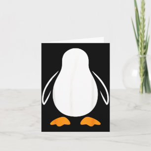 Cartão Fantasias de Pinguim Preguiçoso Adulto